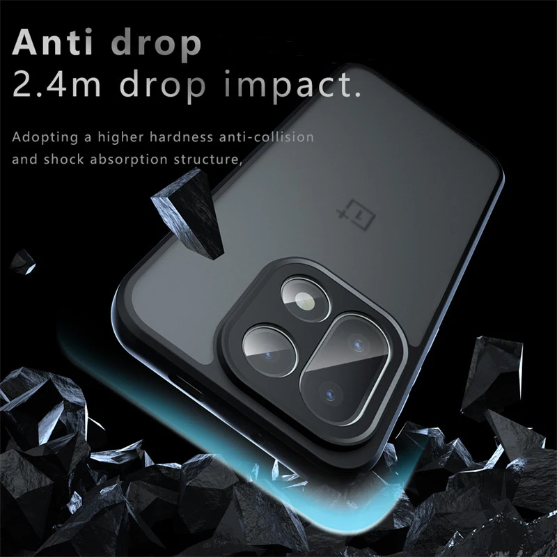 Para Oneplus 15 Funda Oneplus 15 Funda suave TPU marco PC mate duradero parachoques protector trasero fundas de teléfono en Oneplus 15 Funda - imagen 2