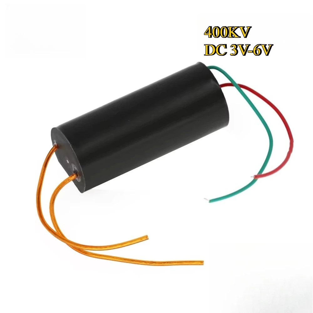 1/2 Uds 400KV módulo generador de alto voltaje DC 3V-6V DC-DC Bis Boost módulo de potencia de aumento 400000 V Módulo de alto voltaje - imagen 2