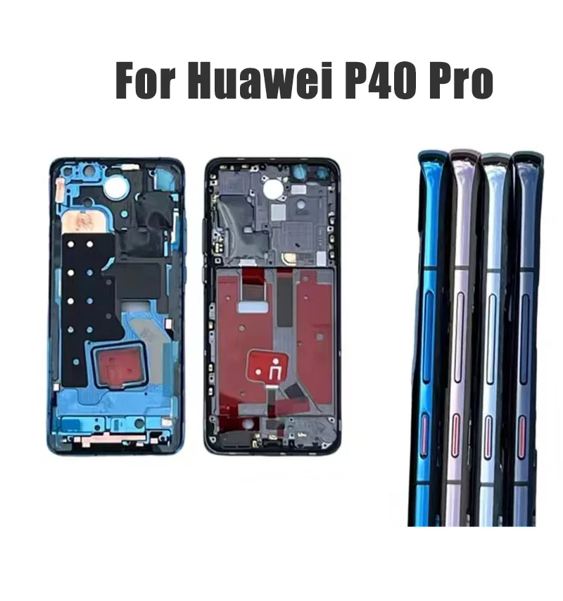 Reparación de Marco medio Original para Huawei P40 Pro P40Pro + Plus, carcasa de chasis de bisel, pantalla LCD, soporte de placa de repuesto - imagen 3