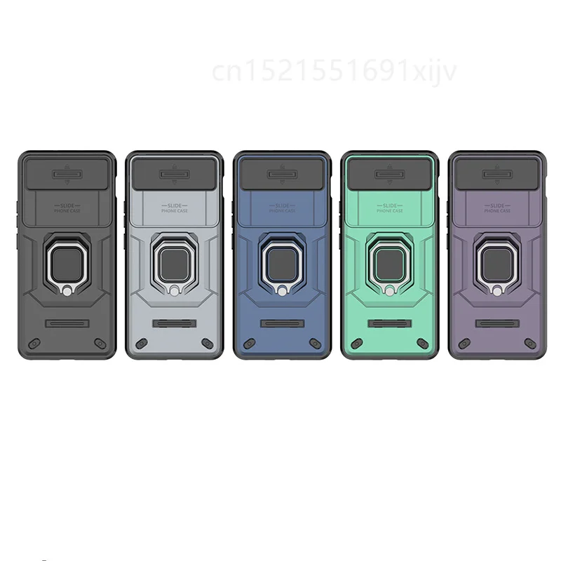 Funda con ventana deslizante para Oneplus Nord 4, soporte de batalla, lente de empuje mejorada, Funda trasera - imagen 2