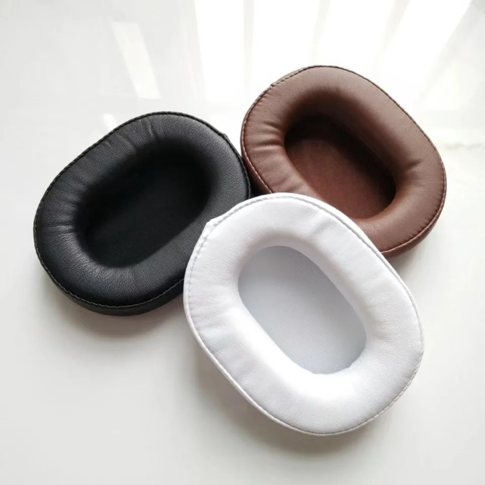 Almohadillas de repuesto para los oídos, almohadillas de cuero proteico, cubierta para Audio Technica ATH MSR7 M50X M40X SX1, 1 par - imagen 3