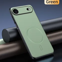 Funda de cuero magnética para iPhone 17 Air antideslizante