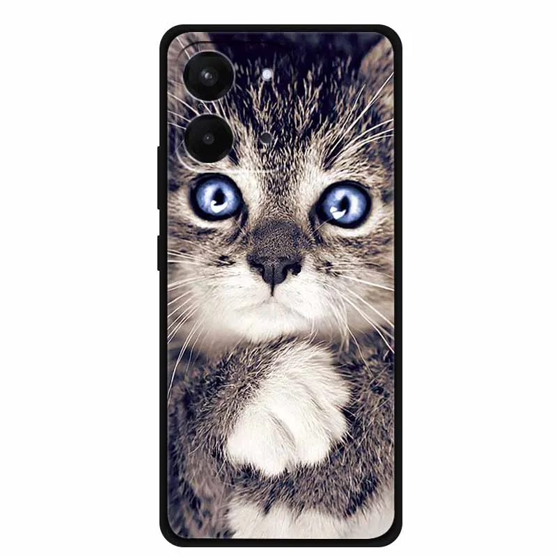 Para Redmi 15C Funda Cool Cat Wolf Funda de teléfono de silicona suave TPU para Redmi 15C 5G líneas coloridas Cámara protectora Funda nuevo 6,9" - imagen 3