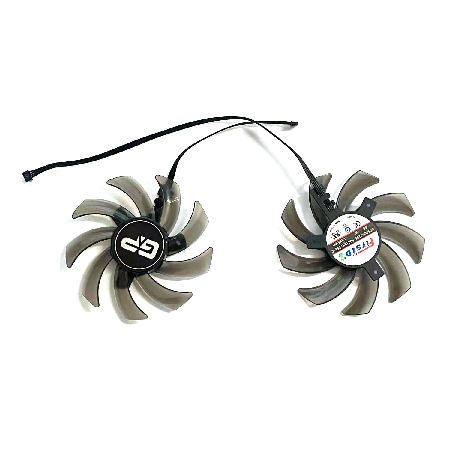 Adecuado para Palit Gaming Pro RTX 2080 ventilador de refrigeración de tarjeta gráfica Dual GA91S2U FDC10U12S9-C ventilador de repuesto GPU de 4 pines - imagen 3