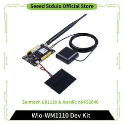 Kit de desarrollo Wio-WM1110, Semtech LR1110 integrado y Nordic nRF52840, LoRa,GNSS,Wi-Fi,malla Bluetooth,NFC,rosca,Zigbee,Ble Low Energy