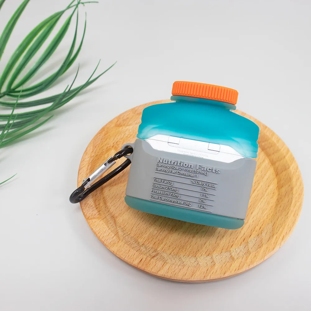 Para Airpods Pro 3 2, funda para botella deportiva G-force para Airpods 1/2, funda de silicona para auriculares para Airpods de 3. a generación - imagen 4