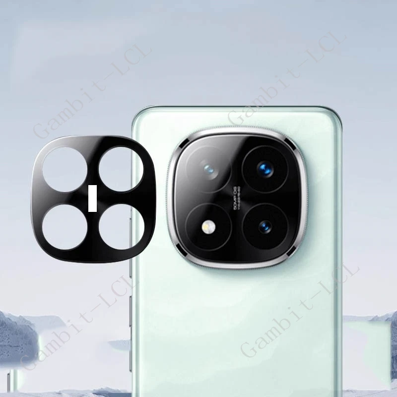 Lente de cámara integral 3D para Xiaomi Redmi Note 14 Pro + 6,67 "vidrio templado RedmiNote14Pro Plus película protectora de pantalla trasera - imagen 2