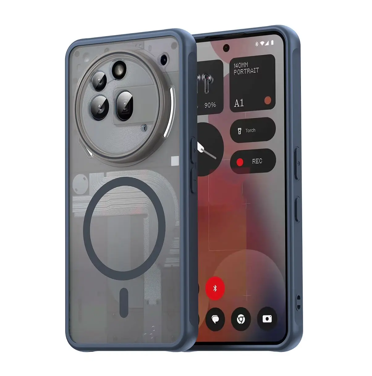 Para nada teléfono 3A Pro funda dura transparente magnética carga inalámbrica funda protectora trasera para nada teléfono 3A Shell - imagen 4