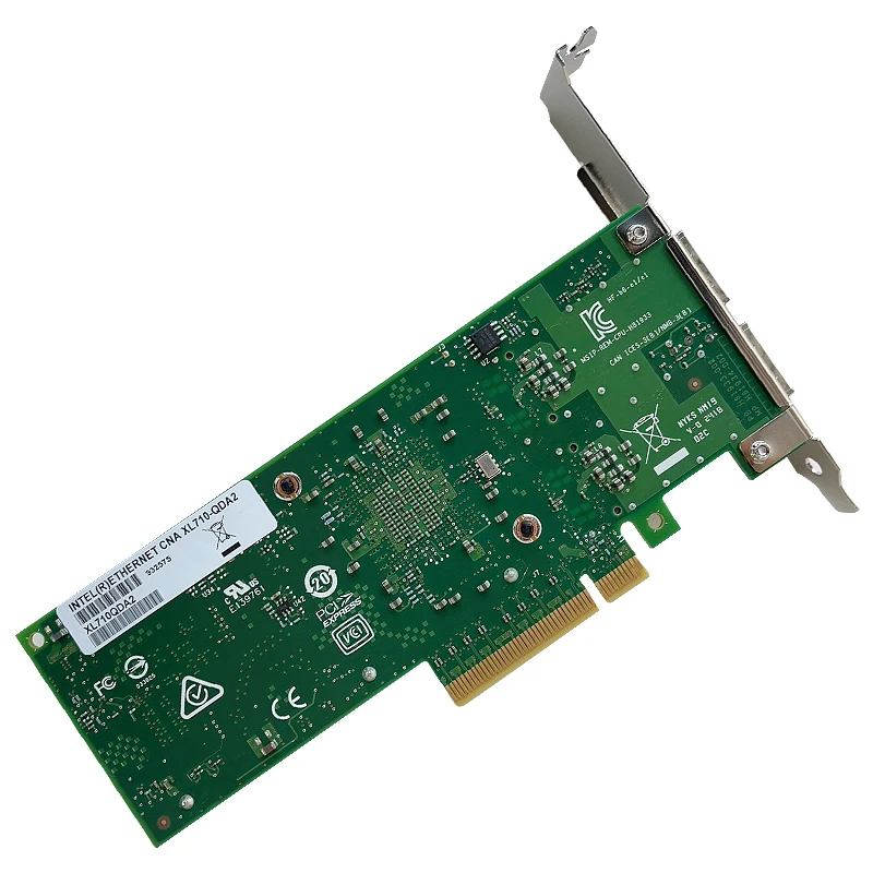 Tarjeta de fibra NIC QSFP de 40G XL710-QDA2-QSFP + tarjeta de red PCIe3.0 x8 de doble puerto de 40 Gb con tarjeta de servidor Ethernet Intel XL710 Chipet de 40 Gb - imagen 2
