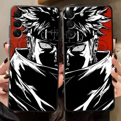 Funda para Samsung Galaxy A30 A15 A04 A17 A05 A10 A12 A06 A20 A13 A40 A16 A70 A50 funda negra suave para teléfono Anime Cool Pain