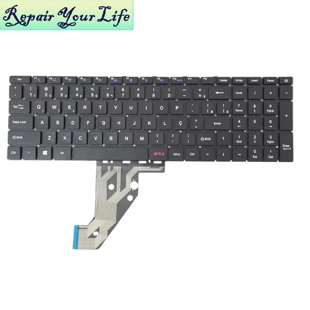 Teclado PT-BR Brasil para Compaq presario cq-29 CQ29, multiláser Ultra UB520, UB521, UB522, Notebook, Portugués - imagen 4