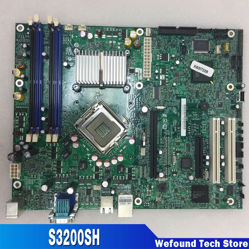 Placa base de servidor para CPU Intel 775 totalmente probada S3200SH - imagen 2
