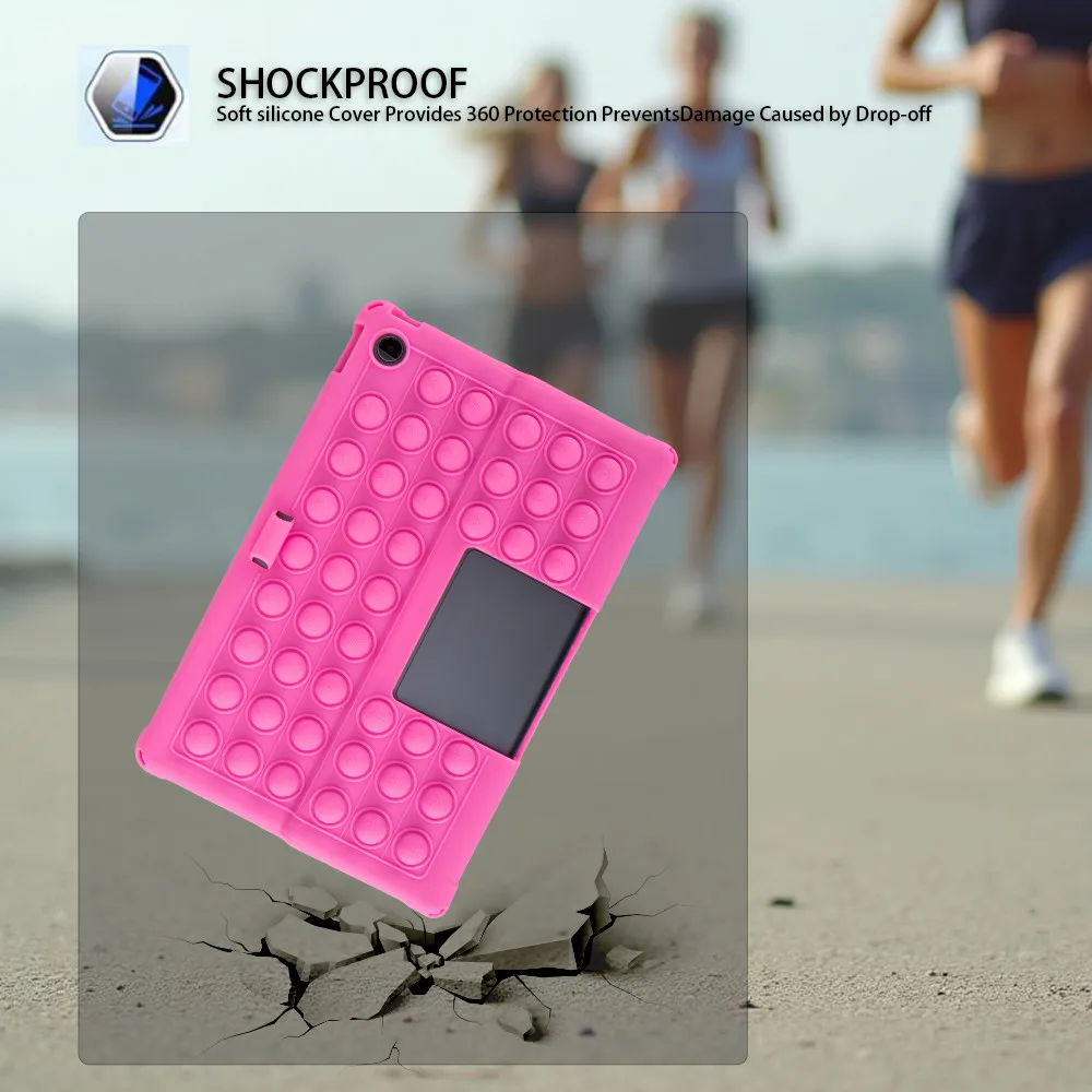 Funda para tableta iPad para niños Lenovo Xiaoxin Pad Studio 11,5 Tab Plus 11,5 pulgadas TB351FU soporte suave cubierta protectora de juguete Pop - imagen 5