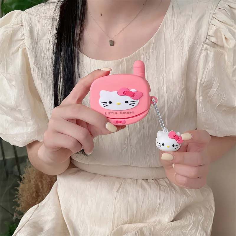 Miniso Hello Kitty funda para auriculares para Huawei Freebuds Pro2/se2/4i/5i/FreeClip funda protectora de silicona para auriculares inalámbricos