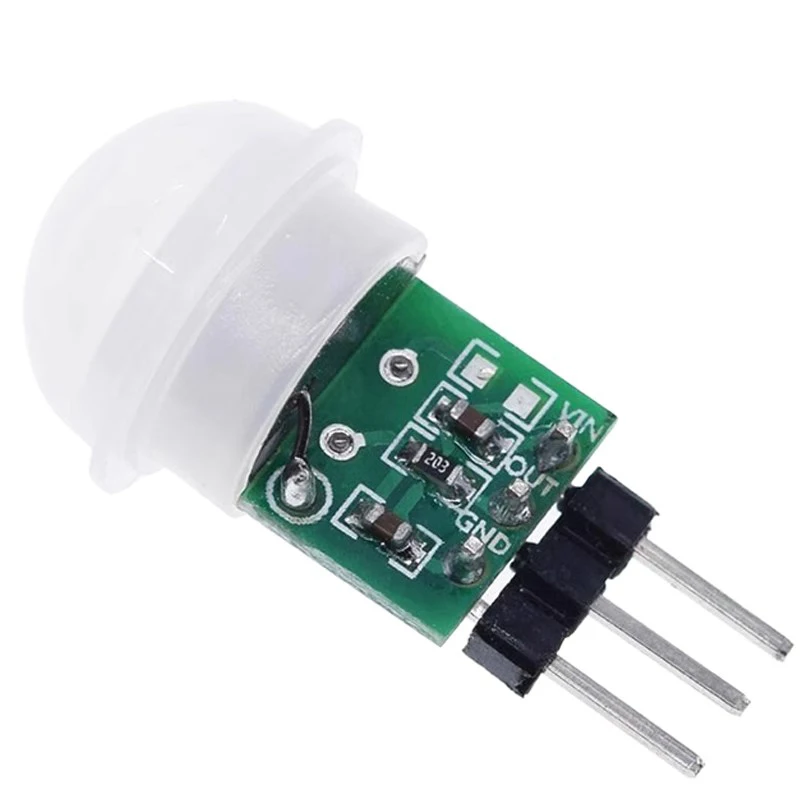 Mini IR piroeléctrico infrarrojo PIR Sensor de movimiento humano módulo Detector automático AM312 Sensor DC 2,7 a 12V - imagen 3