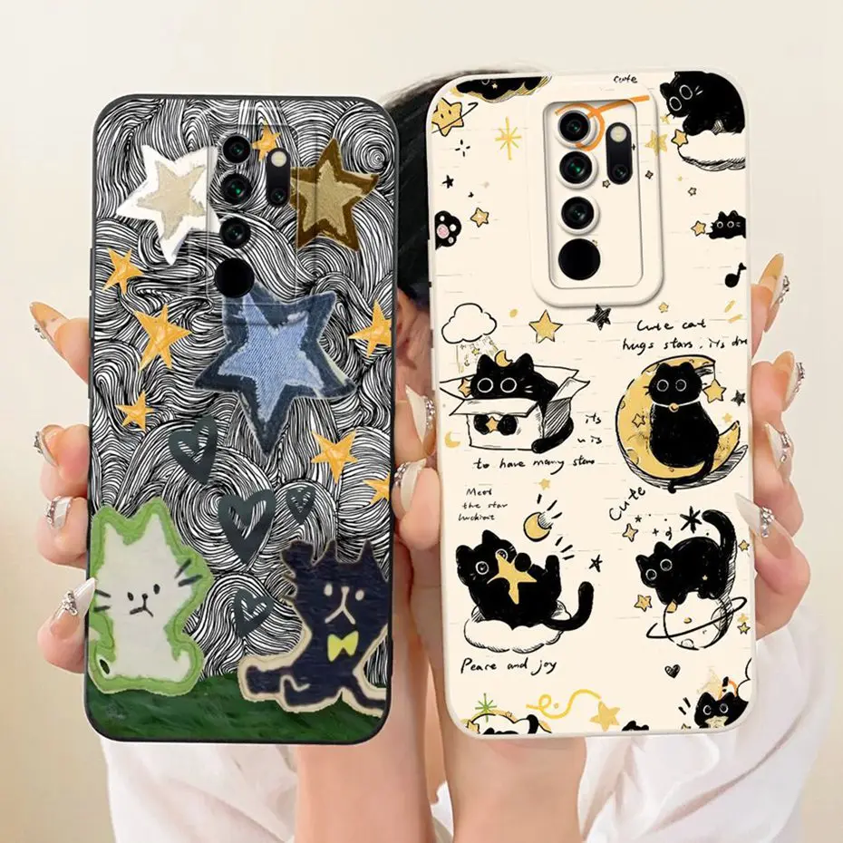 Bonita funda de teléfono estampada para Xiaomi Redmi Note 8 Pro, fundas de silicona suave a prueba de golpes para Redmi Note8 8Pro, fundas para parachoques