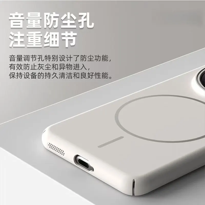 Para Huawei Mate 80 Pro Max para Magsafe funda dura mate para PC Mate 70 adsorción magnética de aire parachoques ultrafino a prueba de golpes - imagen 5