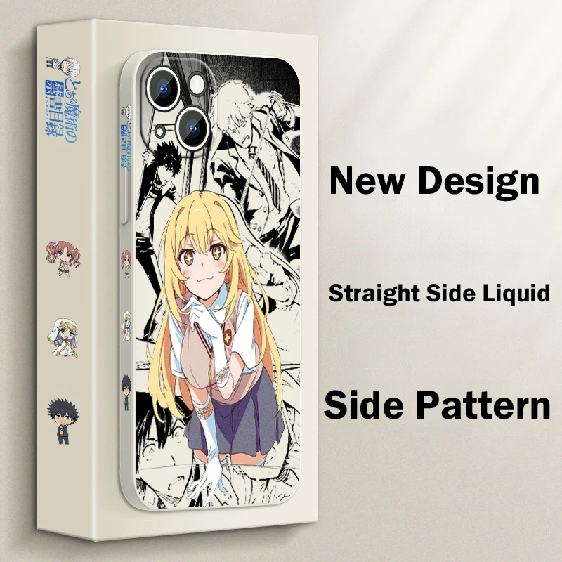 Funda de teléfono de un cierto índice mágico para Apple iPhone, 15, 14, 13, 12, 11 Pro Max Plus, 8, 7, SE, funda líquida con Capa de cuerda izquierda - imagen 3