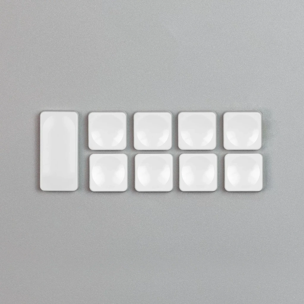 Chosfox LCK 5/10/30/50 Uds teclas de perfil bajo PBT para MX interruptor bajo teclado mecánico ultrafino blanco gris transparente Keycap - imagen 4