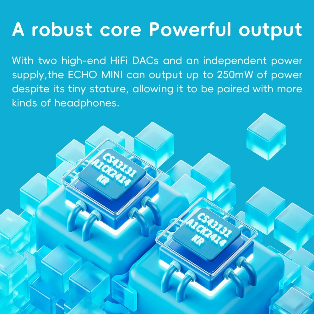 FIIO SNOWSKY Echo Mini reproductor de música portátil MP3 HiFi Bluetooth alta calidad de sonido personalizar batería de larga duración amplificador de música - imagen 4