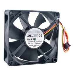 Ventilador 80mm 12V Rodamiento Hidráulico para CPU y Chasis