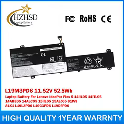 L19M3PD6 11,52 V 52.5Wh batería del ordenador portátil para Lenovo IdeaPad Flex 5-14IIL05 14ITL05 14ARE05 14ALC05 15IIL05 15ALC05 81WS L19L3PD6