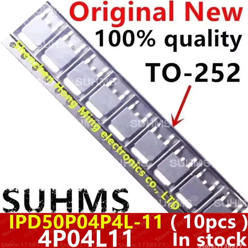 (10 piezas) 100% nuevo 4P04L11 IPD50P04P4L-11 TO-252