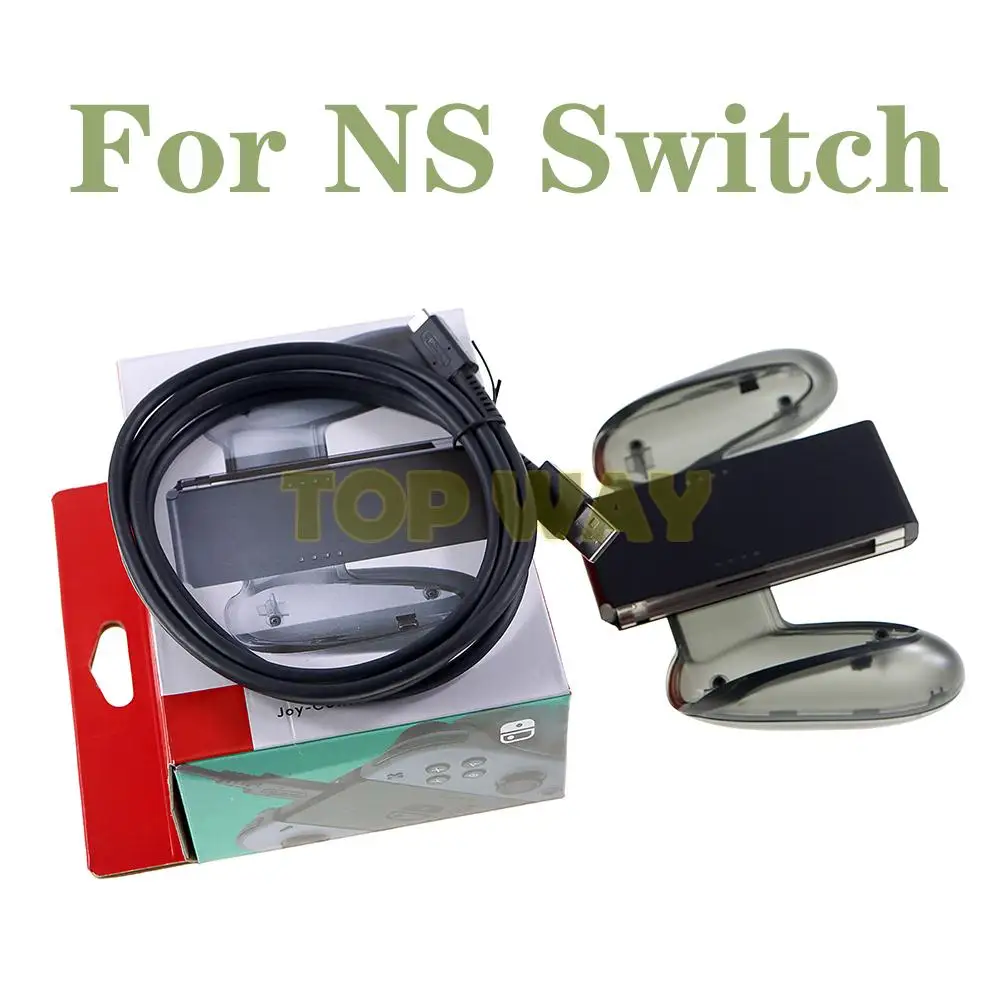 Mango de agarre para controlador de interruptor NS, soporte de Joystick para Nintendo Switch Joy Con con/sin función de carga, 1 ud. - imagen 4