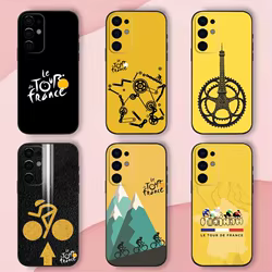 T-Tour De Francia-funda De teléfono para ejercicio De bicicleta, carcasa negra para Samsung S24,S21,S22,S23,S30,Ultra,S20,Plus,Fe,Lite,Note,10,9,5G