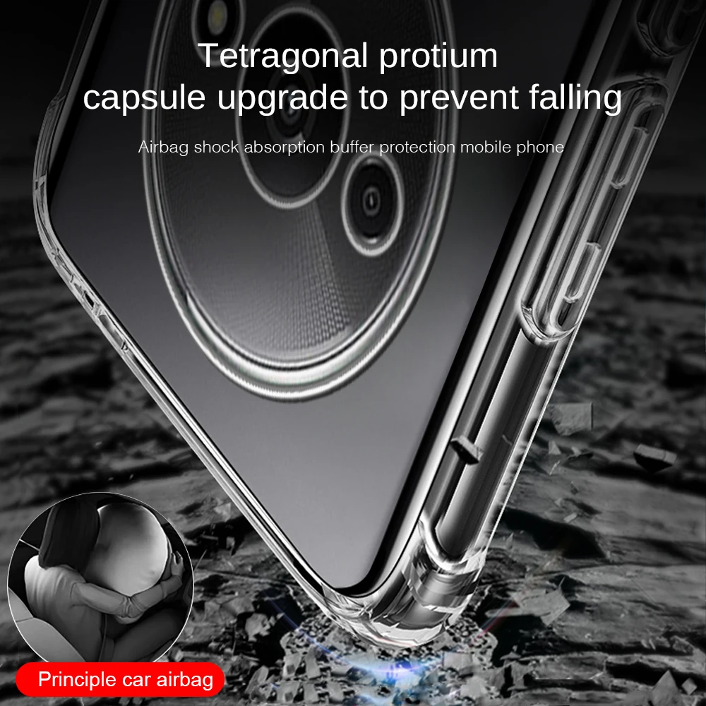 Funda para Xiaomi Redmi A3 4G, carcasa protectora antigolpes, transparente, TPU - imagen 5