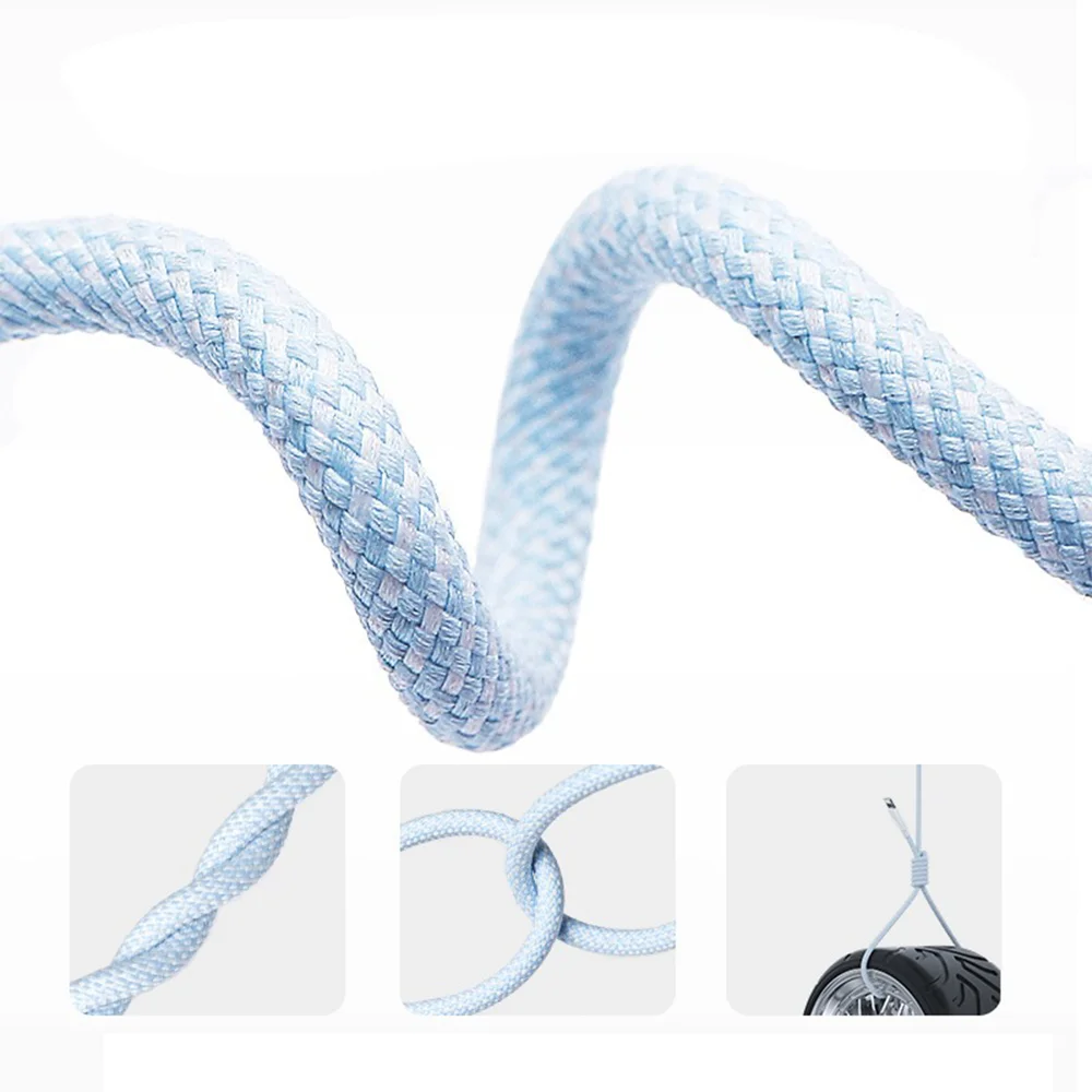 Cable tipo C de 120W, 10A, carga súper rápida, Cable de datos USB A a USB-C para teléfonos Samsung, Xiaomi, Android, Cable cargador de tableta - imagen 4