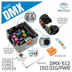 M5Stack Base DMX Oficial – Módulo Control Iluminación Escénica USB
