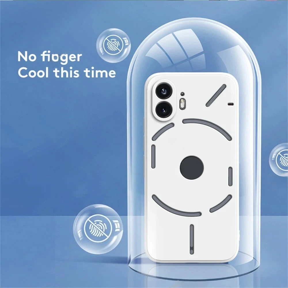 Funda de teléfono para nada teléfono (2) 2 dos Phone2 6,7 "A065 silicona líquida suave flocado interno protección de lente contraportada - imagen 3