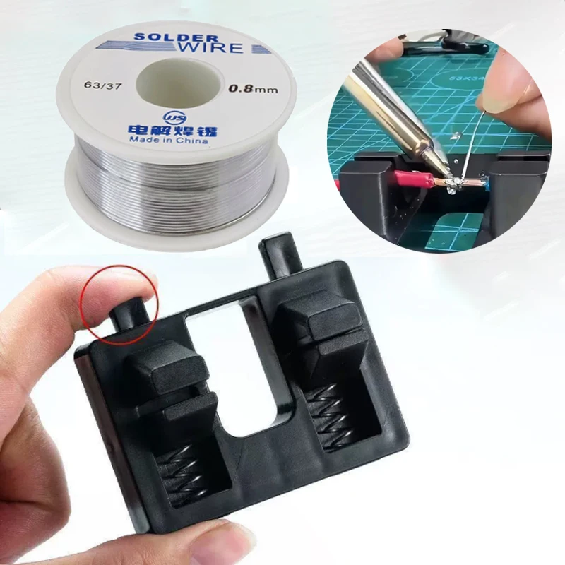 Accesorio de alambre de soldadura, ventosas dobles ajustables, abrazadera de soldadura de placa base, abrazaderas de herramienta localizadora antideslizantes, herramienta de soldadura