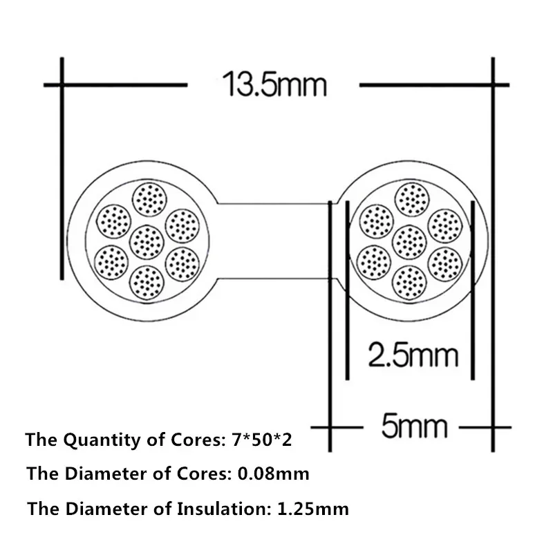 Fever-Cable de altavoz de 700 núcleos, Cable de Audio 6N OFC Kable, chapado en plata, doble paralelo, ingeniero profesional para cine en casa - imagen 3