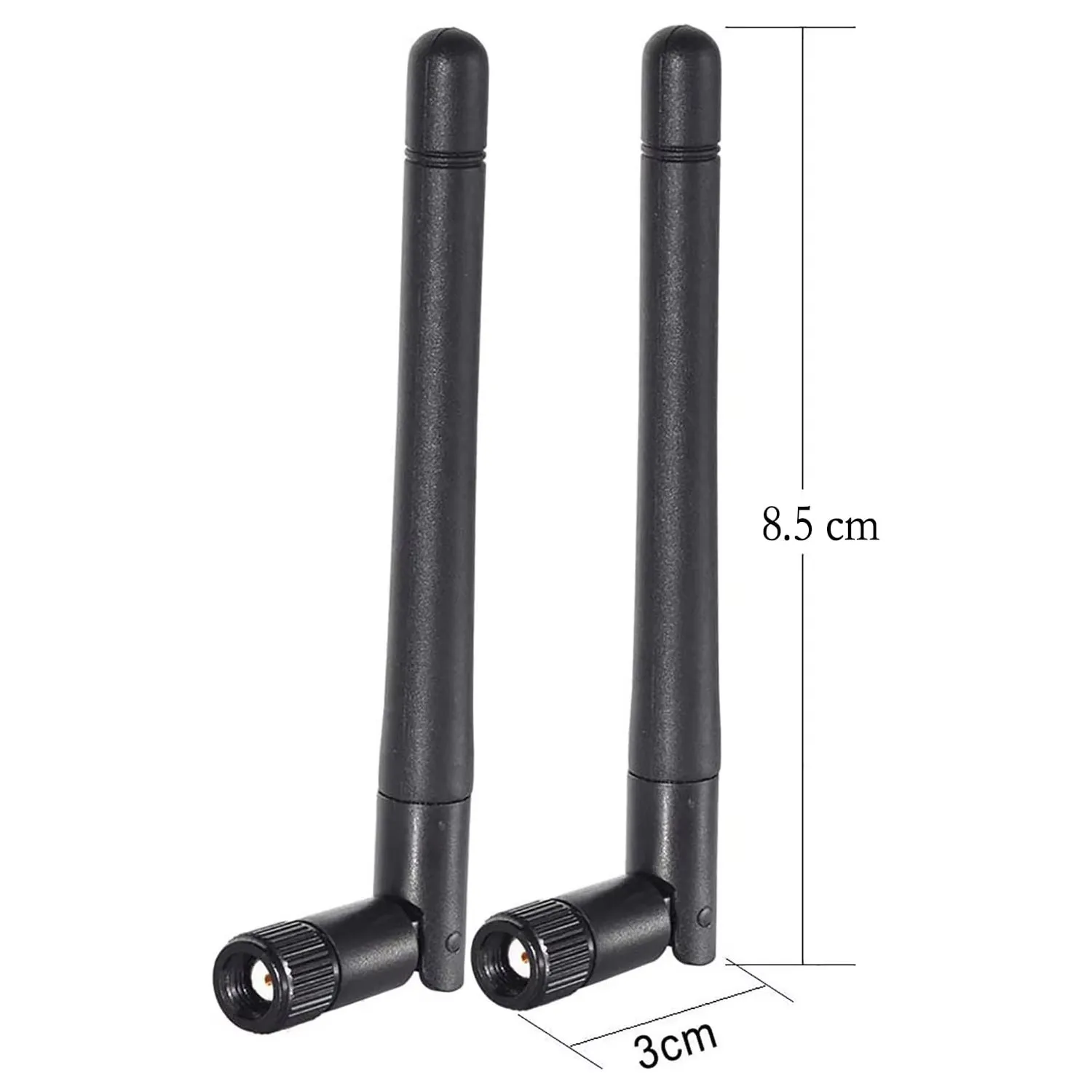 2/4 Uds antena WiFi 2,4 GHz 5,8 GHz 3dBi SMA antena hembra para grabadora de cámara IP de seguridad Vedio inalámbrica - imagen 4