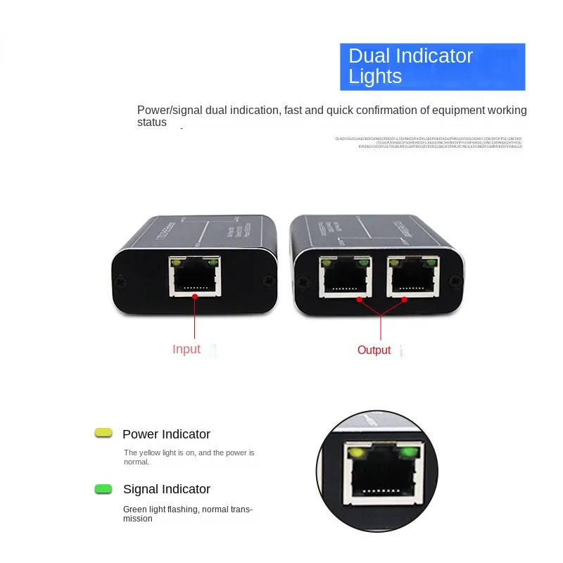 1 a 2 IEEE 802.3af/at PoE+ Repetidor POE estándar de 100 Mbps Extensor de 200 m 30 W - imagen 4