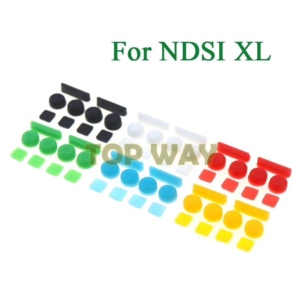 2 juegos de cubiertas de pies de tornillo de repuesto para consola de juegos NDSi XL LL, cubierta de pies de tornillo, tapón de almohadilla de goma para NDSIXL - imagen 2