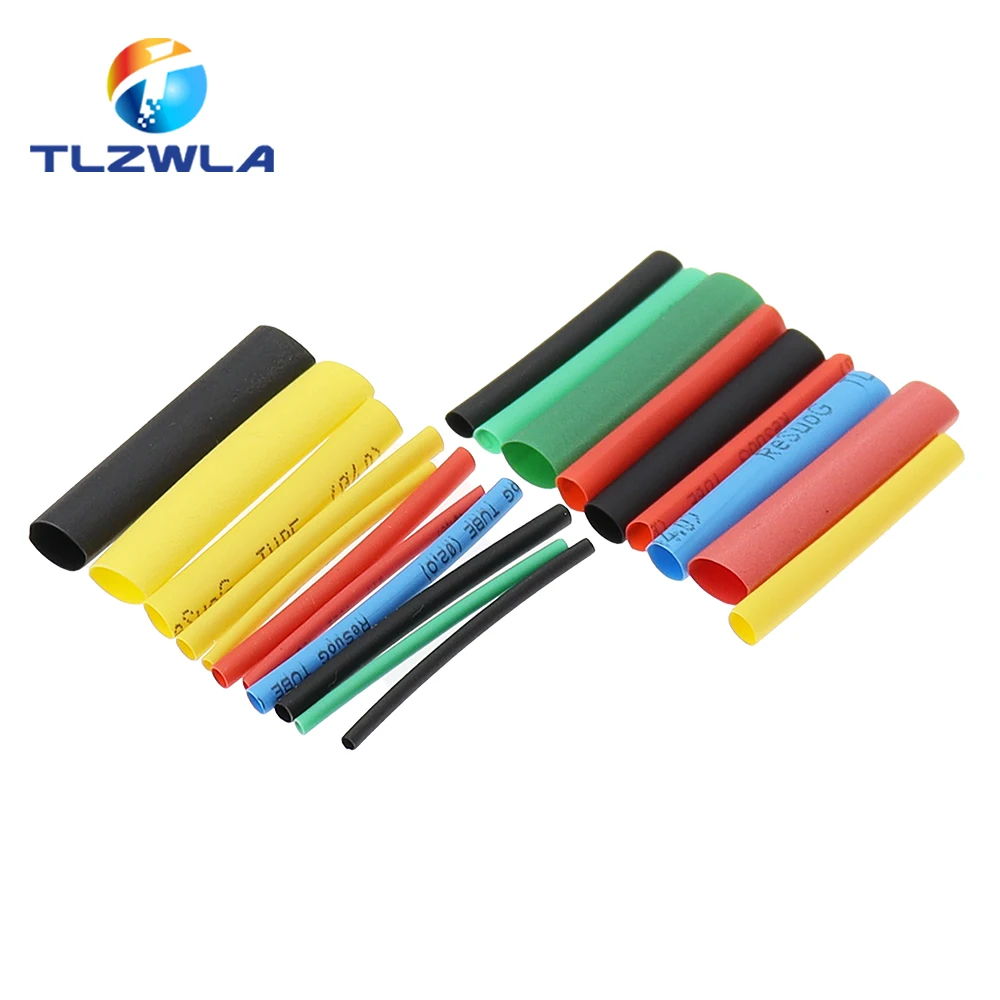 164 unids/set poliolefina encogimiento surtido tubo termorretráctil Cable aislamiento manguito juego de tubos 2:1 - imagen 4