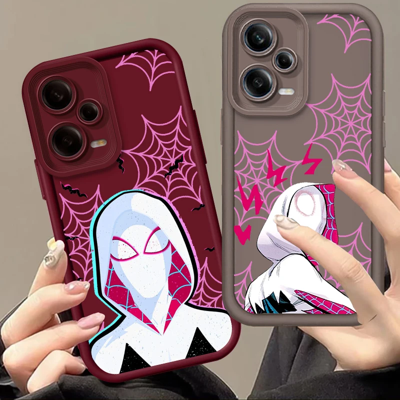 Escalera de ojo de arte Popular Spider-Man para Xiaomi Redmi Note 13, 12, 12C, 11, 11S, 10, 10C, 10A, 9C, 9A Pro, 5G, funda de teléfono