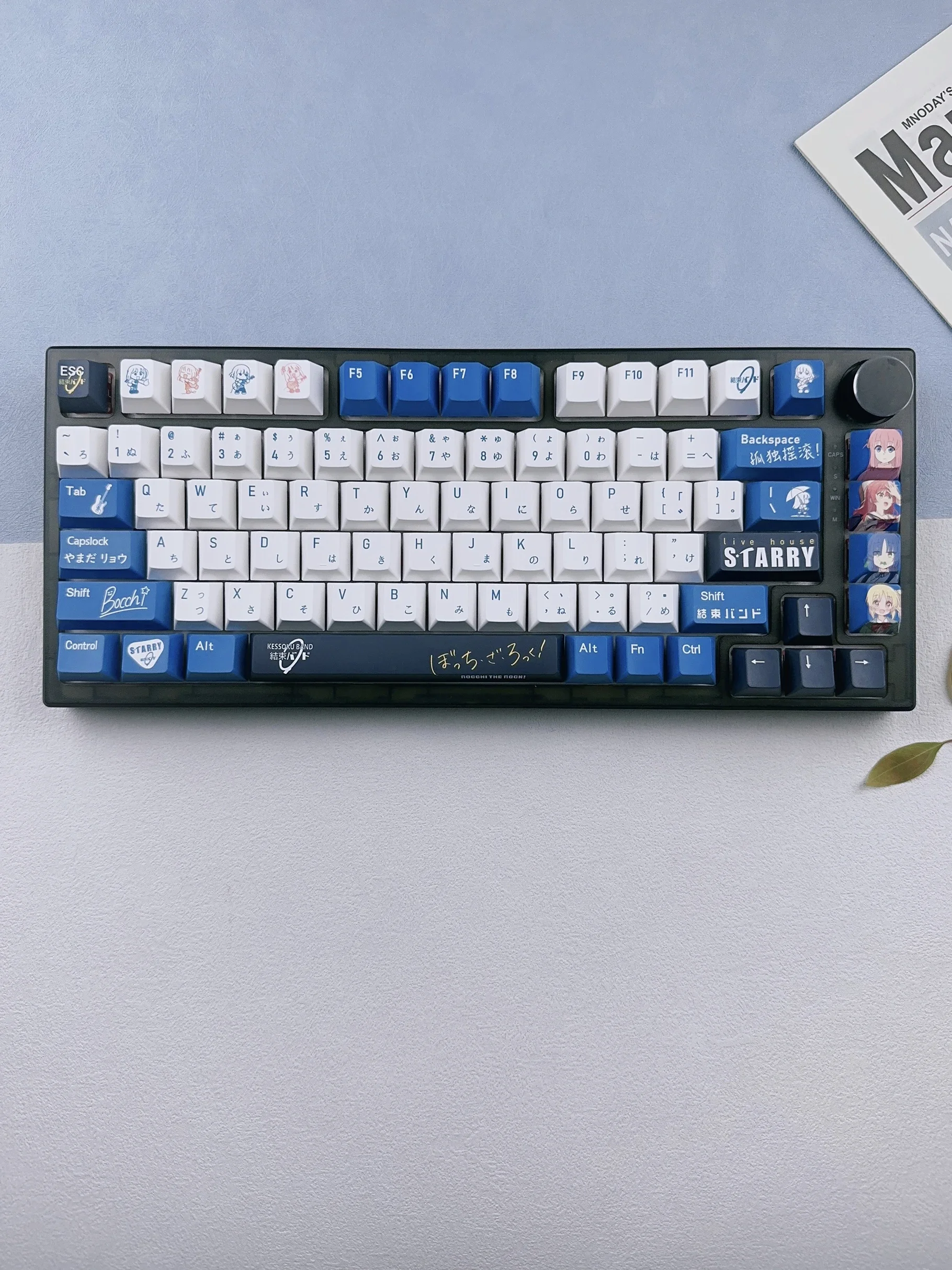 Teclas con tema de roca solitaria de 138 teclas, perfil de cereza, adaptación de sublimación de calor de cinco lados, teclas de teclado mecánico MX personalizadas - imagen 5