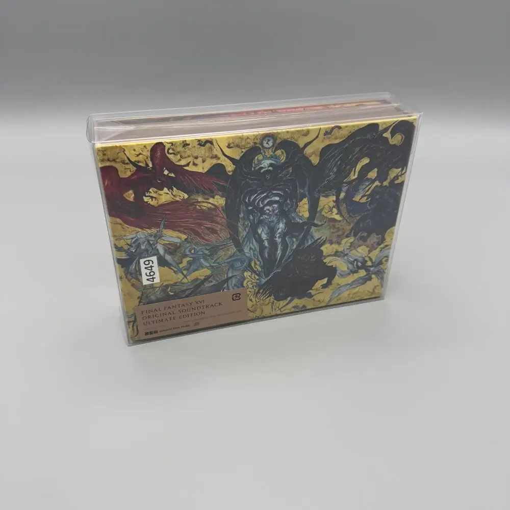 1 Protector de caja para Final Fantasy XVI OST CD estuche de exposición transparente caja de colección