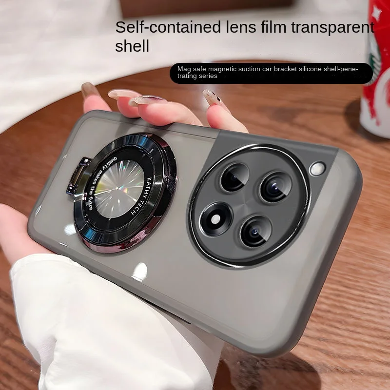 Funda trasera protectora para OnePlus ACE 3 2 Pro, anillo transparente suave, lente magnética, carcasa de teléfono para One Plus Ace2 2Pro 3