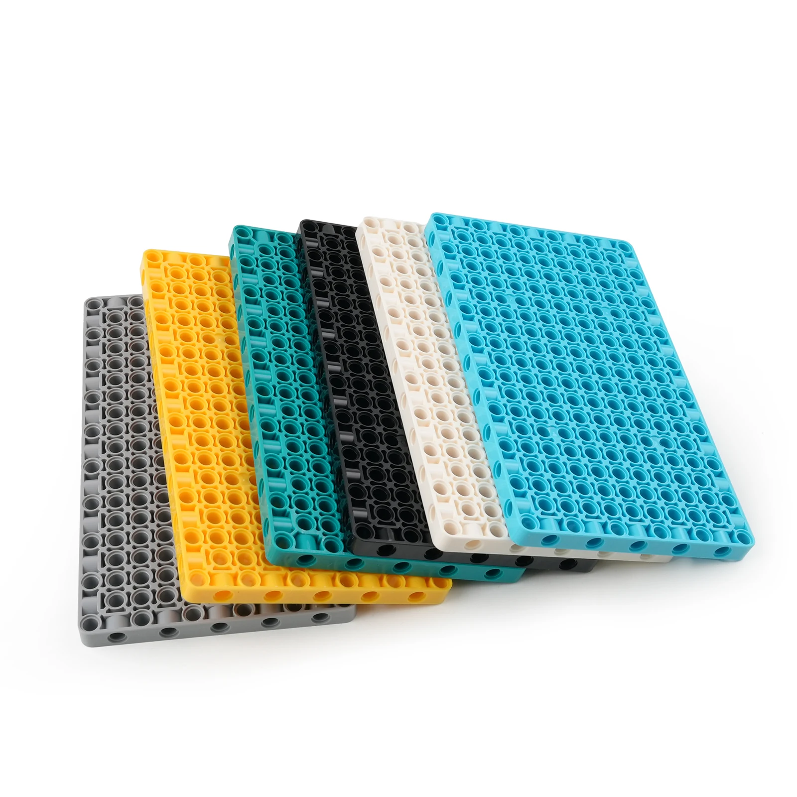 Piezas de tecnología MOC, placa de 11x9 con orificio para Spike Ev3 39369, pieza de robótica educativa Compatible con juguete legoeds, 6 uds. - imagen 2