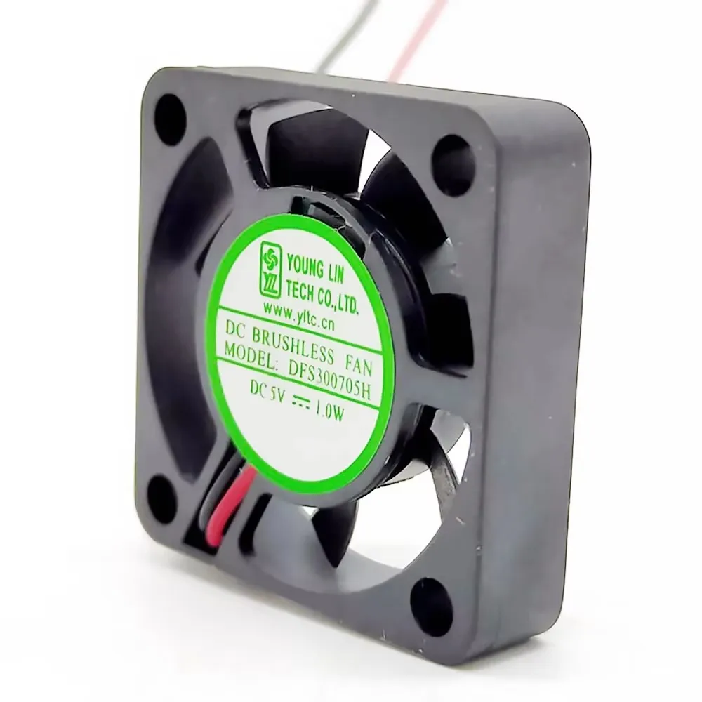 2 piezas DFS 300705 H nuevo ventilador de 30mm 3007 5V micro ventilador silencioso ultrafino 30*30*7mm decodificador ventilador de refrigeración para instrumentos de moxibustión - imagen 3