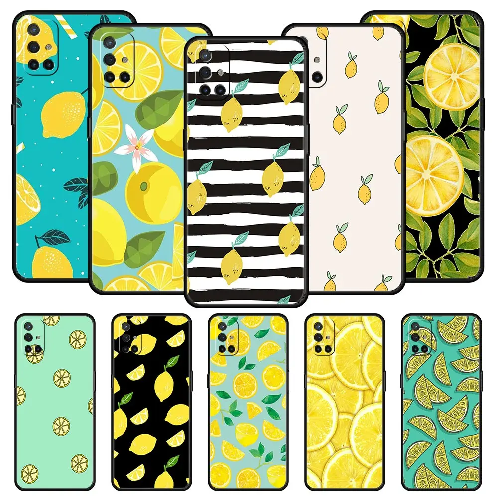 Funda de silicona para teléfono OnePlus 10 9 Pro 9T 9R 9RT 8T 8 7 6T 7T Nord 2 CE 5G N200 N10 N100 cubierta protectora Mediterranean Lemon