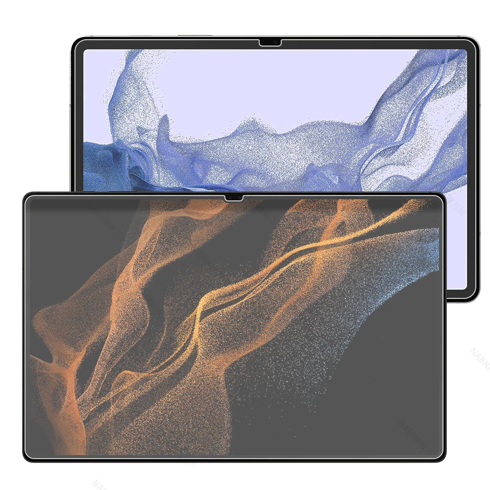Protector de pantalla de vidrio templado a prueba de arañazos para Samsung Galaxy Tab S8 Ultra 14,6, LTE, Wifi Tab S8 Plus, S7 FE, 12,4 pulgadas, 2 uds. - imagen 2