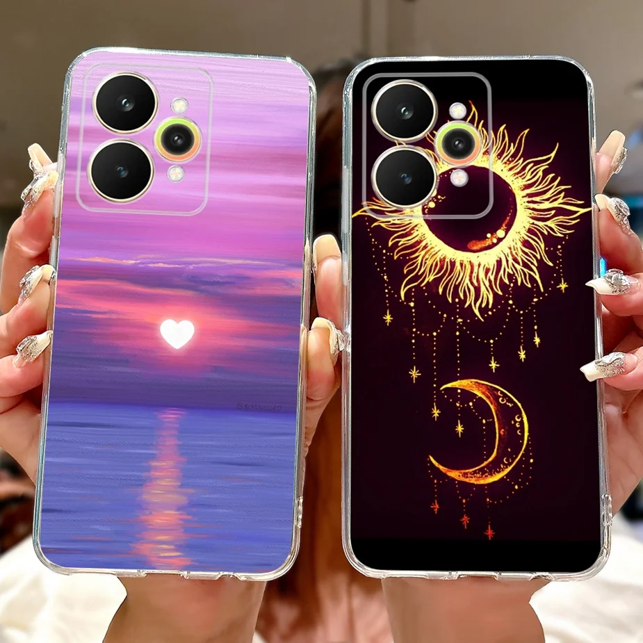 Para Realme 15 funda Realme15 Pro RMX5101 funda pintada de lujo a la moda funda de teléfono delgada suave para Realme 15 Pro 5G cubierta trasera parachoques - imagen 5