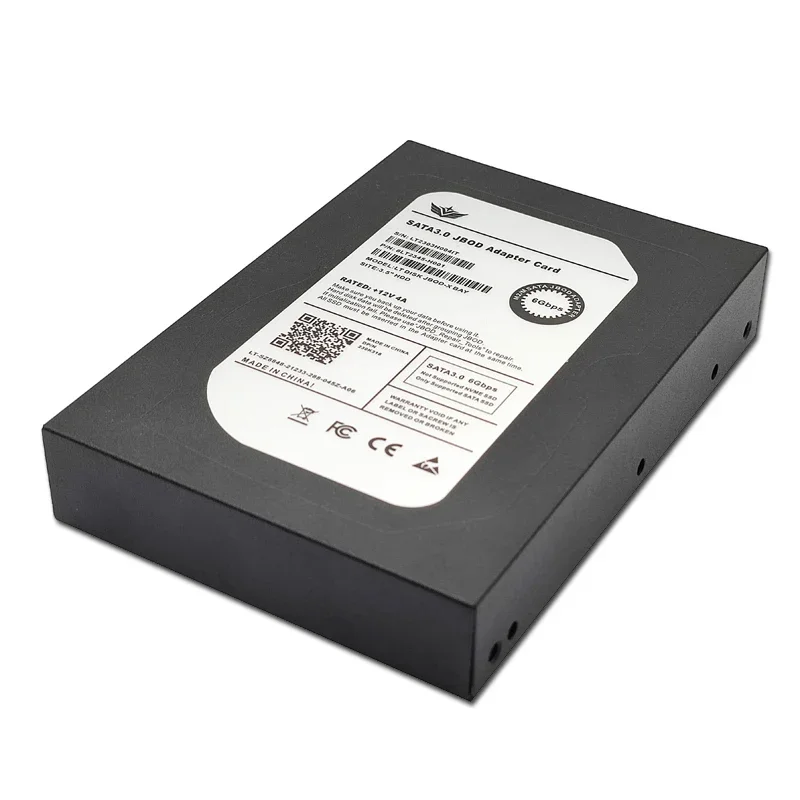 Carcasa adaptadora SATA III de 4/5 puertos B M Key M.2 SATA SSD a 3,5 pulgadas, velocidad de 6Gbps para servidor de escritorio, caja adaptadora M2 NGFF a SATA - imagen 3