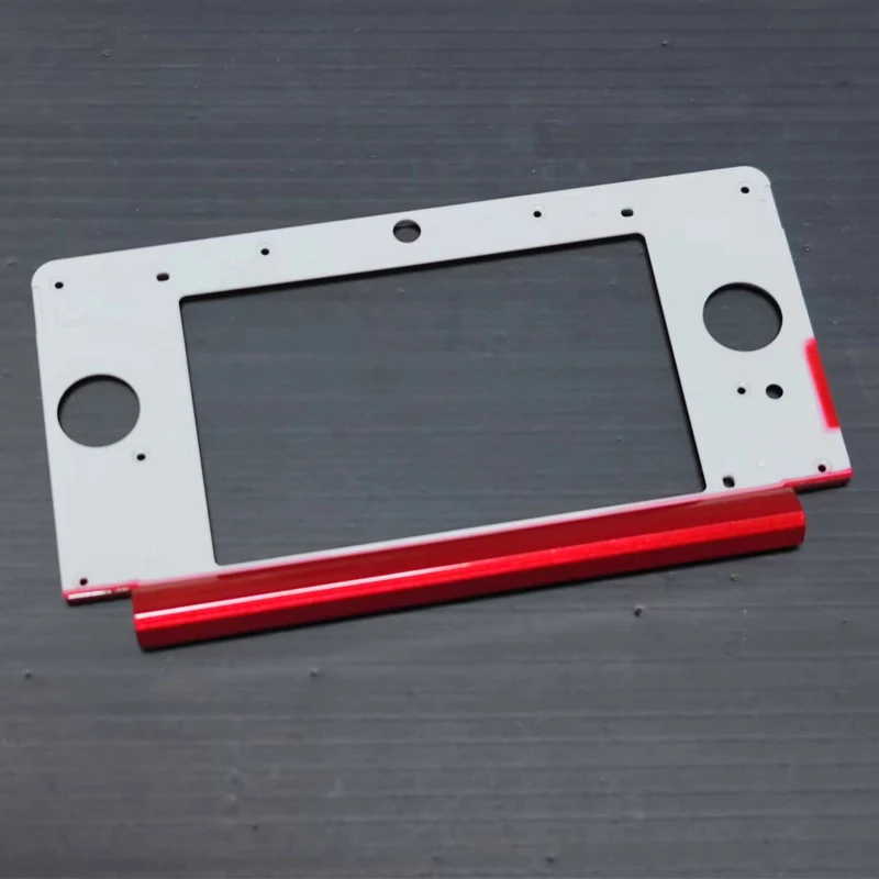 Original nuevo superior e inferior marco medio carcasa cubierta placa frontal para Nintendo Old 3DS Game Host - imagen 3